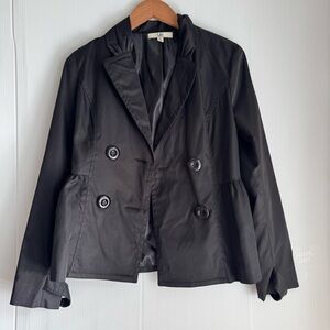 Ya Los Angeles black Double-Breasted Blazer size large